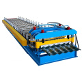 Máquina de formación de rollo de azulejos acero de acero en línea en línea